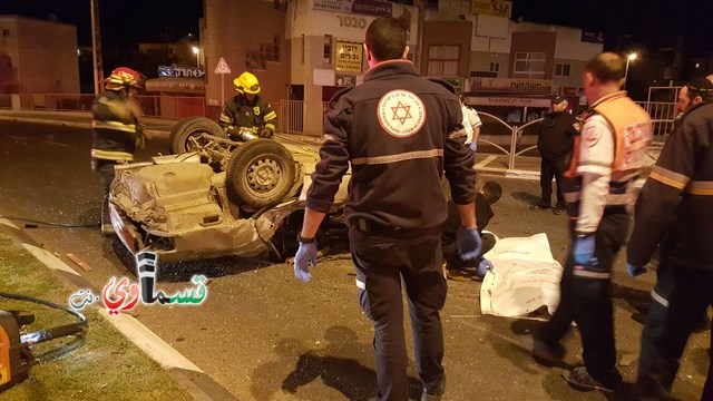 الناصرة- فيديو : مصرع الكناوي أشرف عقيلة وشابة من نتسيريت عيليت في حادث طرق
